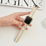 "Beyond the Line" Lined Silicone Apple Watch Band 