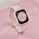 [New color for popular band 2024] "Perfect fit" magnetic PU leather Apple Watch band