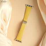 "Simple magnetic" one-touch leather watch band