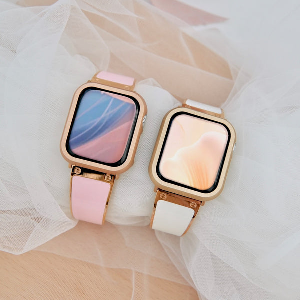 "Unwavering Elegance" Bangle-Style Apple Watch Band 