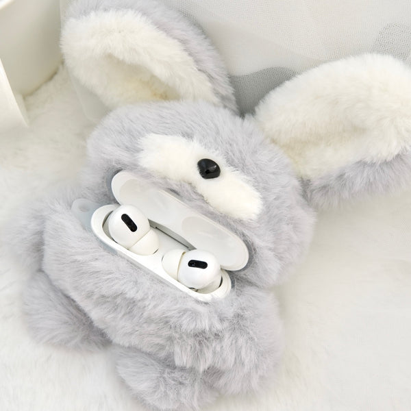 "Your Go-To Partner" Plush-Style AirPods Case