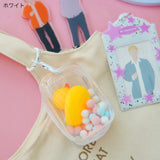 "To the outside world" with your favorite idol! Clear storage pouch