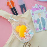 "To the outside world" with your favorite idol! Clear storage pouch