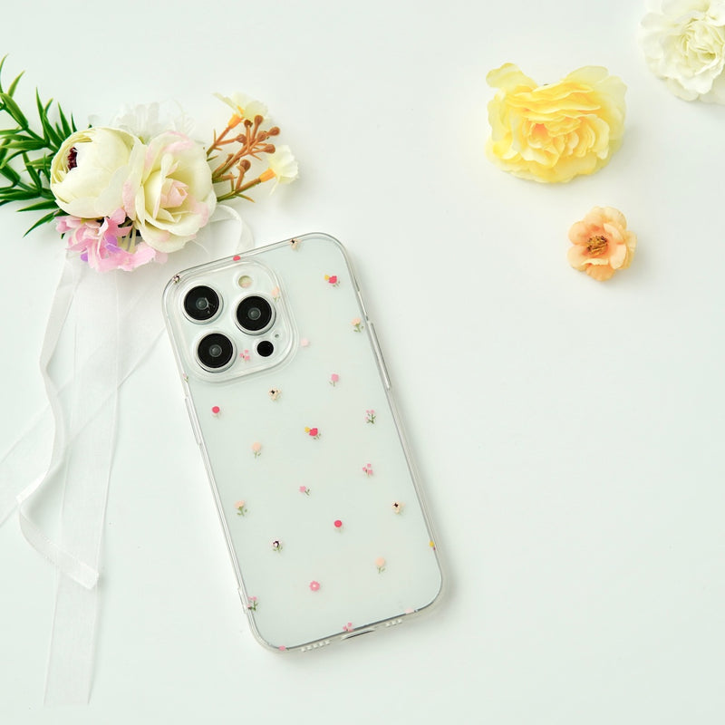 "Dot Bouquet" small flower pattern smartphone case