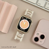 "Comfortable &amp; Casual" Silicone x Alloy Apple Watch Band