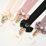 "Glossy Ribbon" Satin Ribbon Smartphone Shoulder