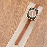 "Latte Leather" PU Leather Apple Watch Band 