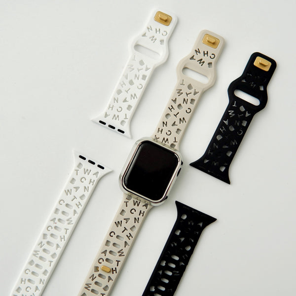 "Beyond Words" Silicone Apple Watch Band 