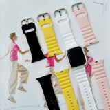 "Cute and sporty" silicone Apple Watch band 