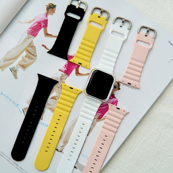 "Cute and sporty" silicone Apple Watch band 