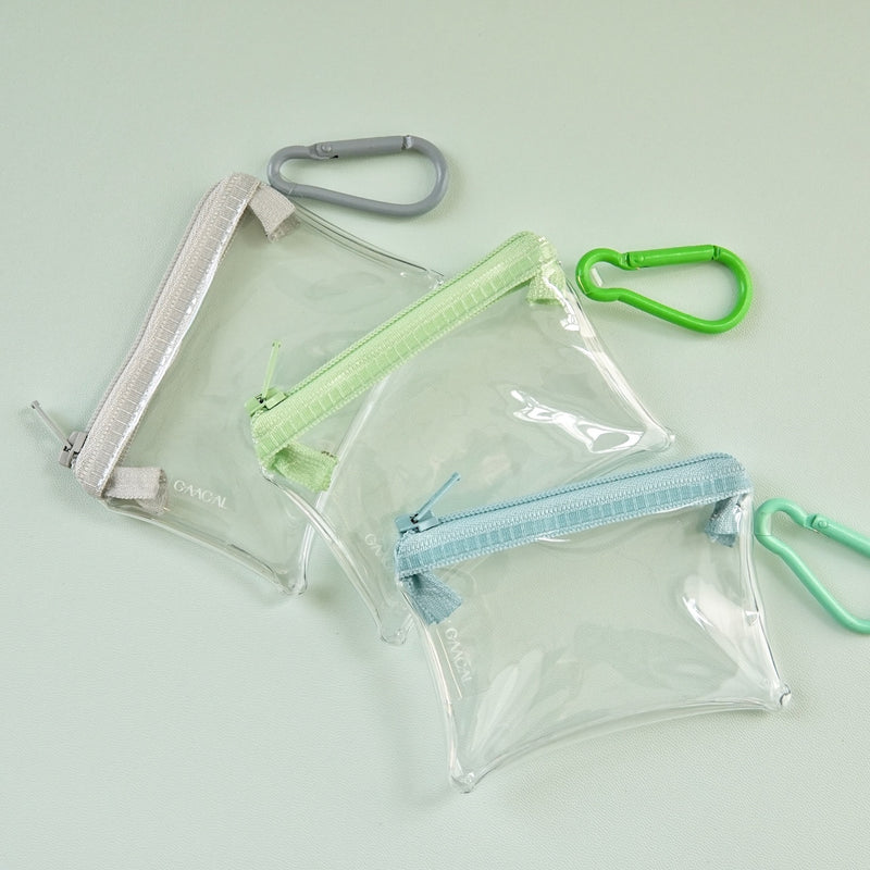 "Together for a little while" mini clear pouch