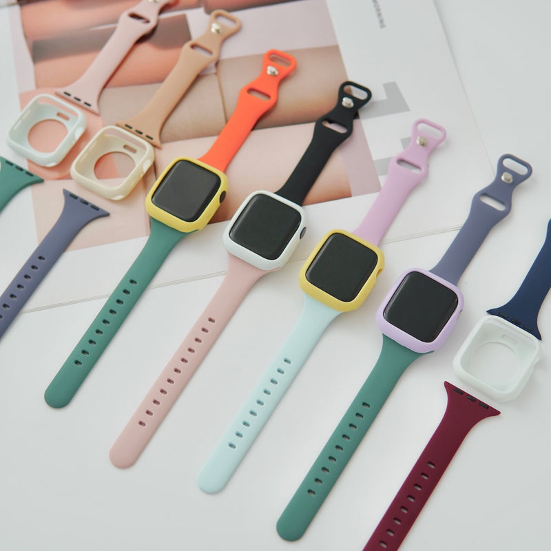 "Meeting of Two Colors" Silicone Apple Watch Band Set 