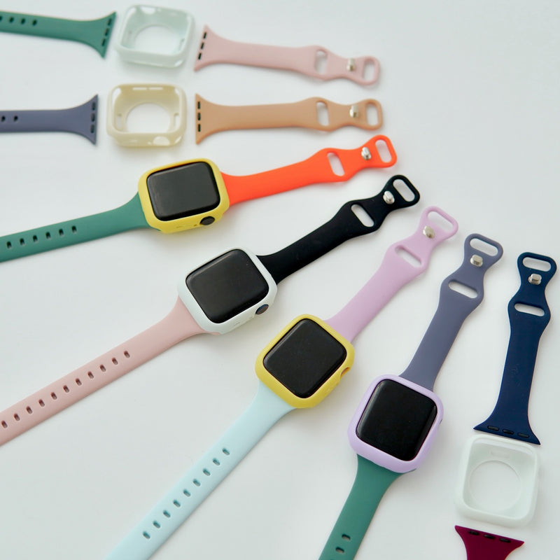 "Meeting of Two Colors" Silicone Apple Watch Band Set 