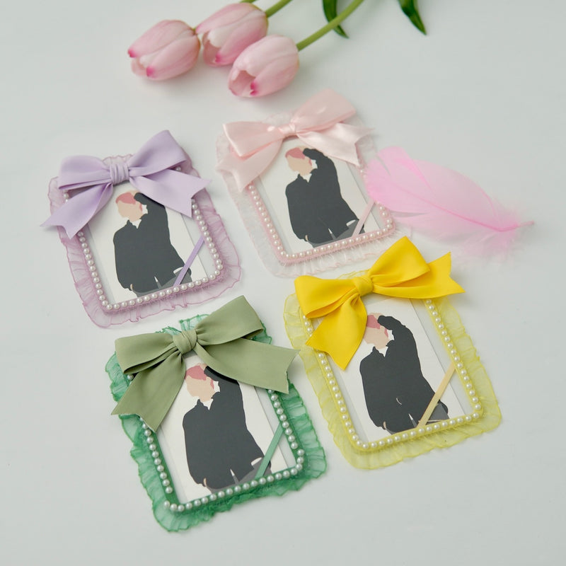 "Ribbon for your favorite" ribbon card &amp; photo case