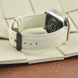 "Working Together" Basic Genuine Leather Apple Watch Band 