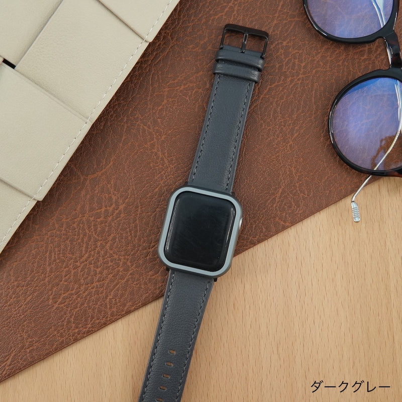 "Working Together" Basic Genuine Leather Apple Watch Band 