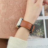 "Working Together" Basic Genuine Leather Apple Watch Band 