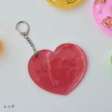 "Oshiiro Heart" Heart-shaped badge protective case