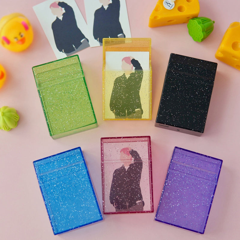 "Shining Collection" Card &amp; Photo Storage Clear Case