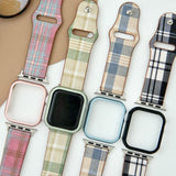 "Colors of Wisdom" Tartan Check Apple Watch Band 