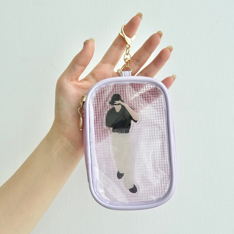 [New style] "Take your whole space with you" clear window storage pouch