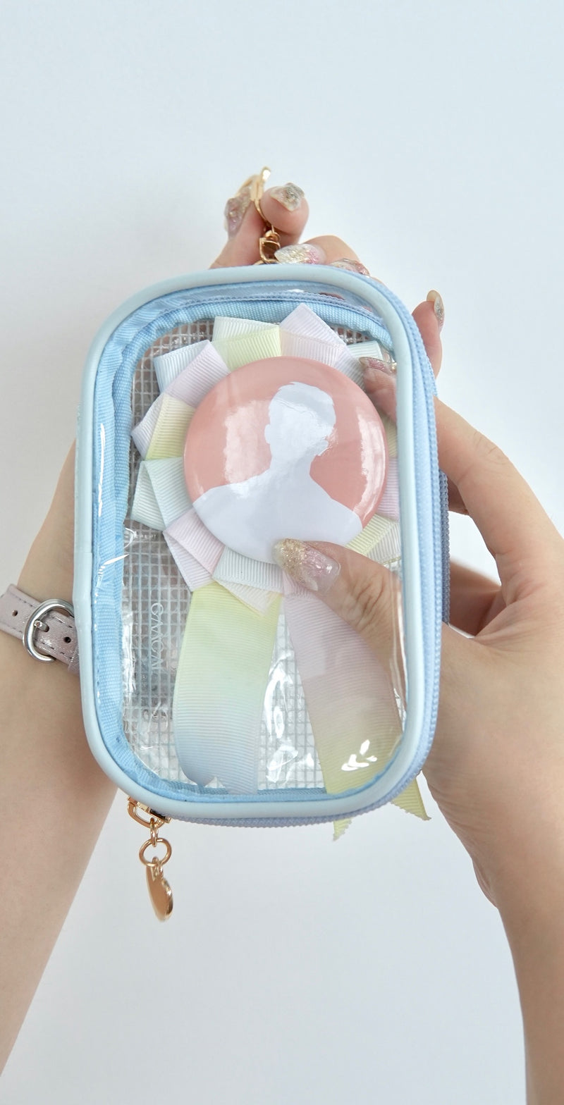 [New style] "Take your whole space with you" clear window storage pouch