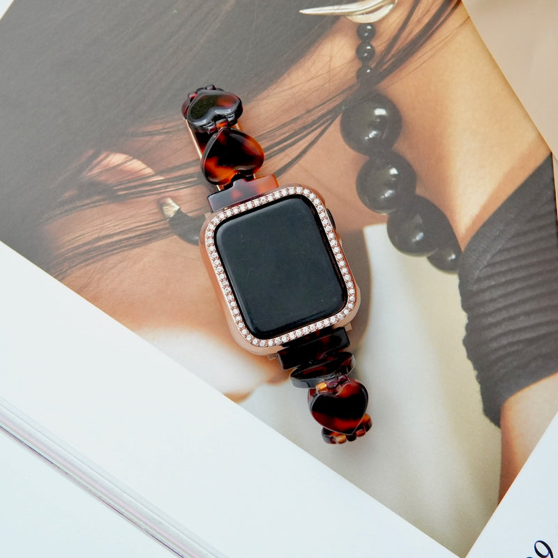 [In stock now] "Summer Heart" resin Apple Watch band