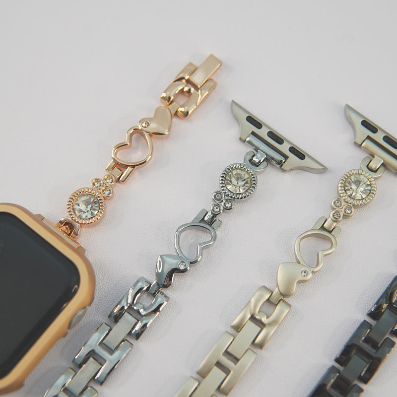 "Overlapping Feelings" Double Heart Apple Watch Band 