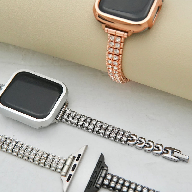 "Smart Shine" Rhinestone Apple Watch Band 