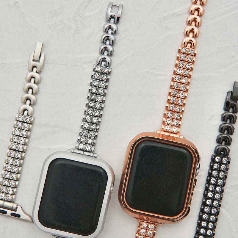 "Smart Shine" Rhinestone Apple Watch Band 