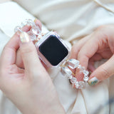 "Transparent All to Yourself" Beaded Apple Watch Band 