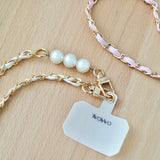 "Freshwater Pearl and Waltz" Smartphone Shoulder Strap