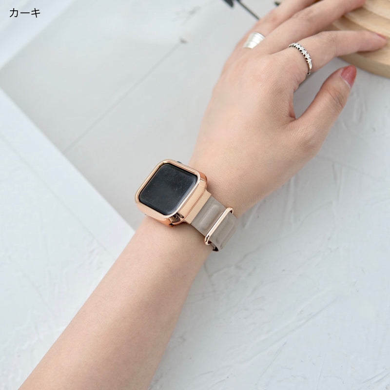 [In stock now] "Perfect fit for me" PU leather Apple Watch band 