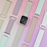 "Otona One Color" Waterproof Magnetic Silicone Apple Watch Band 