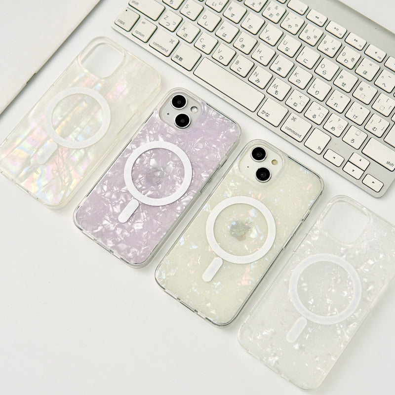 Now compatible with the iPhone 16 series! "Transparent Aurora" MagSafe compatible smartphone case