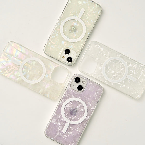 "Transparent Aurora" MagSafe compatible smartphone case