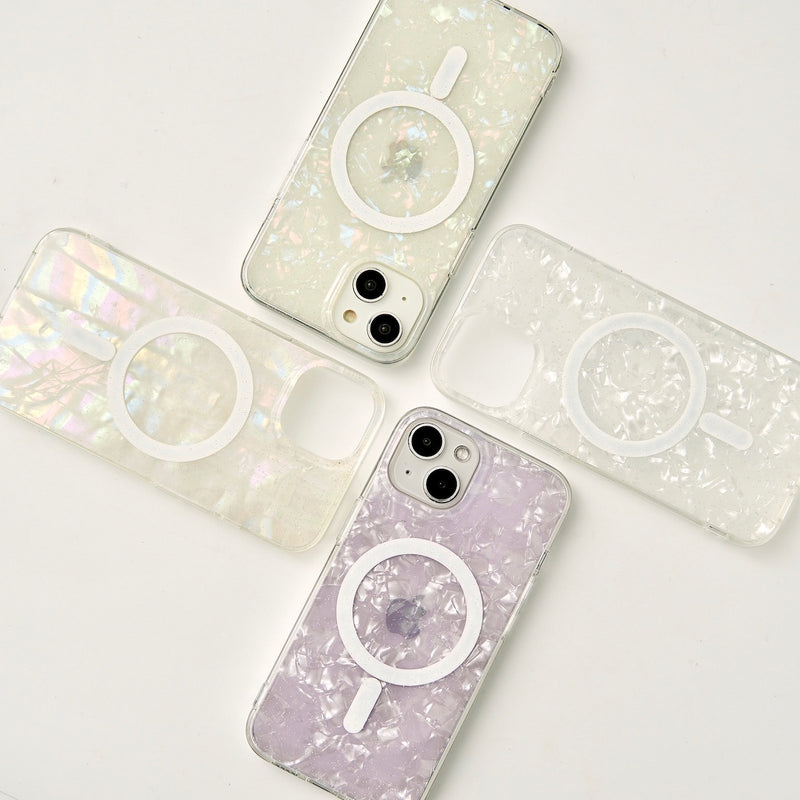 Now compatible with the iPhone 16 series! "Transparent Aurora" MagSafe compatible smartphone case