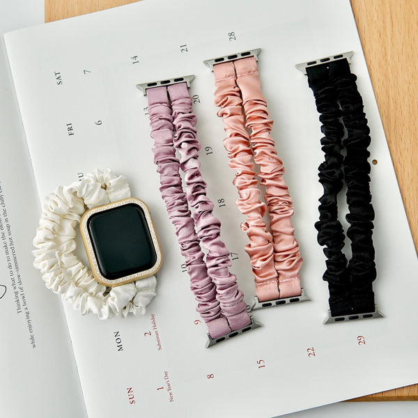 "Smart Scrunchie" Scrunchie-style Apple Watch Band 