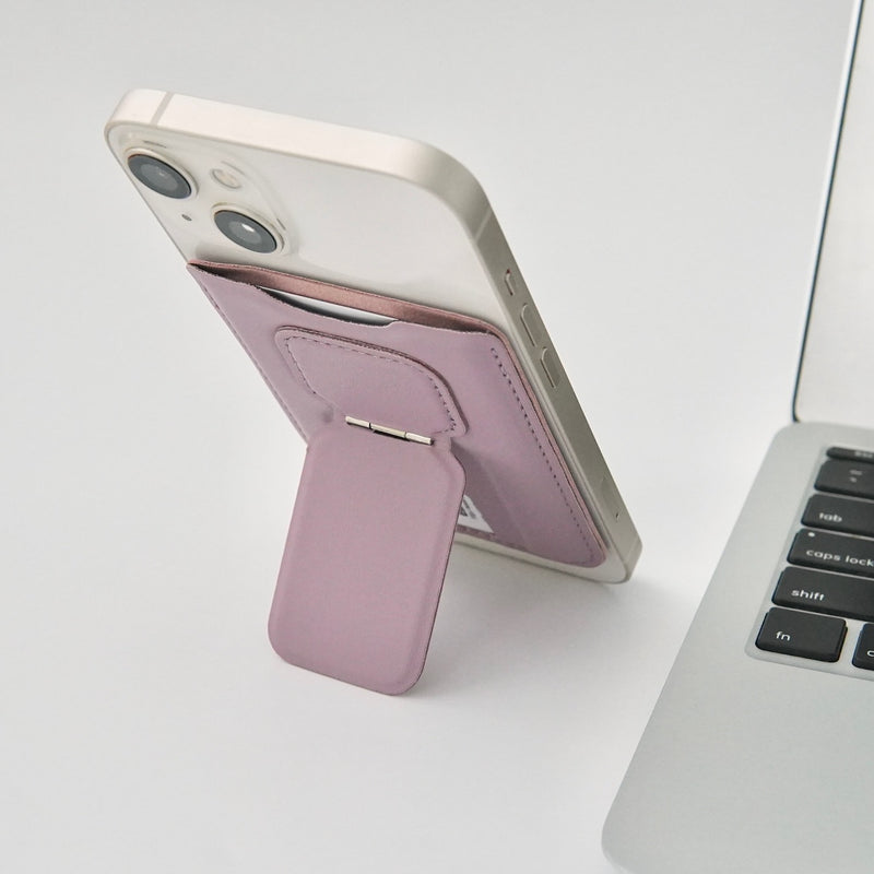 "Swing Stand" Multi-function card case for smartphones