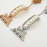 "White Trail" Pearl Apple Watch Band 