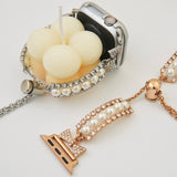 "White Trail" Pearl Apple Watch Band 