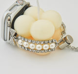 "White Trail" Pearl Apple Watch Band 