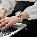 "White Trail" Pearl Apple Watch Band 