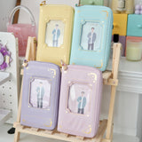 "Notebook with you" Clear window storage binder
