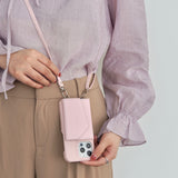 "Your ally when meeting" Smartphone shoulder bag with back pocket