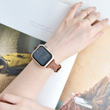 "Accessory Watch" Engraved PU Leather Apple Watch Band