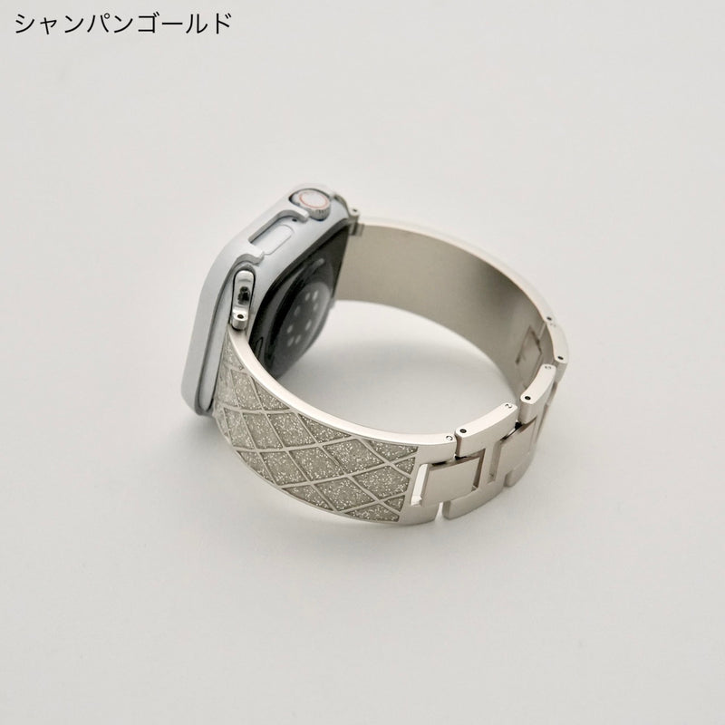 "Shiny Check" Diamond Check Apple Watch Band 