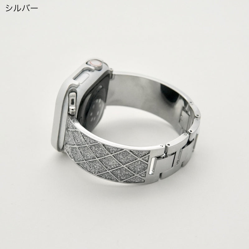 "Shiny Check" Diamond Check Apple Watch Band 