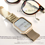 "Five-colored brilliance" magnetic stainless steel band 