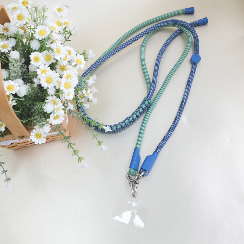 "Always with you" 3-way braided smartphone shoulder bag